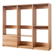 Prosper Oak Freestanding Walk in Wood Closet System