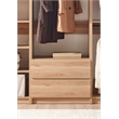 Prosper Oak Freestanding Walk in Wood Closet System