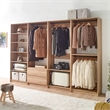 Prosper Oak Freestanding Walk in Wood Closet System