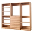 Prosper Oak Freestanding Walk in Wood Closet System