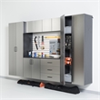 Klair Living Astro Series Garage Cabinet Set A (7-Piece) in Metallic Gray