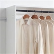 Klair Living Devi White Wall Mounted Walk in Wood Closet System