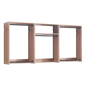 Klair Living Devi Series 31.5&quot - 94.5&quot W Oak Modular Closet System