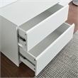 Klair Living Devi White Wall Mounted Walk in Wood Closet System