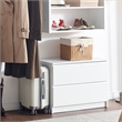 Klair Living Devi White Wall Mounted Walk in Wood Closet System