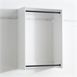 Klair Living Devi White Wall Mounted Walk in Wood Closet System