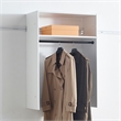 Klair Living Devi White Wall Mounted Walk in Wood Closet System