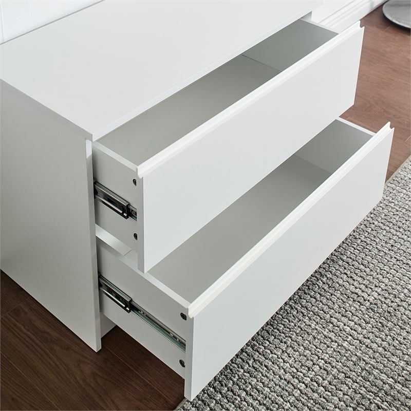 Klair Living Devi White Wall Mounted Walk in Wood Closet System