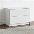 Klair Living Devi White Wall Mounted Walk in Wood Closet System