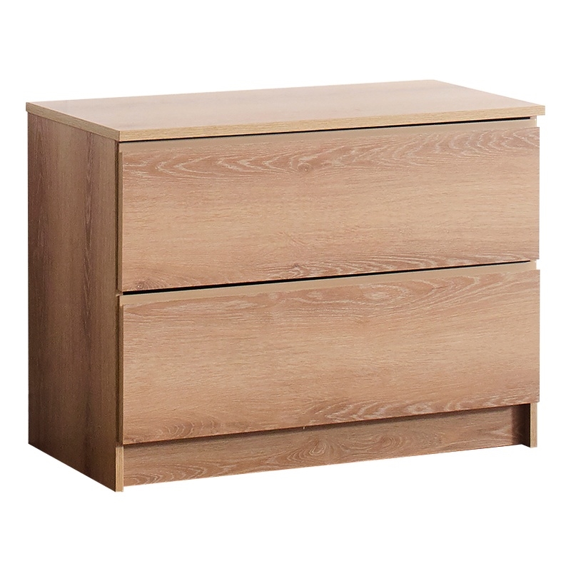 Klair Living Devi Oak Wall Mounted Walk in Wood Closet System