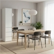 Klair Living Elise Modular Wood Closet System with Mirror in White