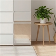 Klair Living Elise Modular Wood Closet System with Mirror in White