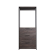 Klair Living Monica Wood Walk-in Closet System in Rustic Gray