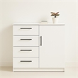 Klair Living Robin Gentleman's Chest in White