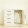 Klair Living Robin Gentleman's Chest in White