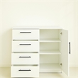 Klair Living Robin Gentleman's Chest in White