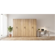 Klair Living Modex Multi-Purpose Utility Storage Cabinet (3-Piece Set) in Oak