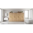 Klair Living Modex Multi-Purpose Utility Storage Cabinet (4-Piece Set) in Oak