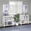 Urbanpro Small 2 Shelf Bookcase in Pure White Oak - Engineered Wood