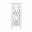 Urbanpro Small 2 Shelf Bookcase in Pure White Oak - Engineered Wood