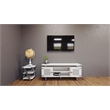 UrbanPro Contemporary 3 Shelf Bookshelf in White Ash