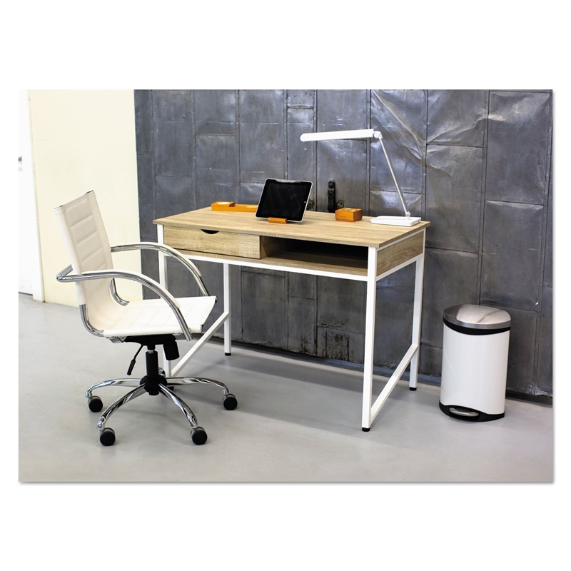 UrbanPro Contemporary LED Desk Lamp in White