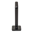 UrbanPro Modern LED Lamp with Wireless Charging Pad & USB Port in Black