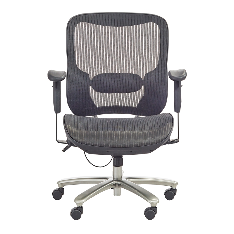 UrbanPro Mesh Black Task Chair Big & Tall Adjustable