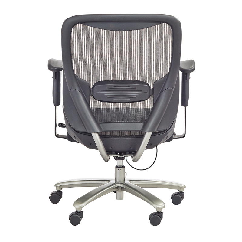 UrbanPro Mesh Black Task Chair Big & Tall Adjustable