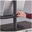UrbanPro Transitional Height Adjustable Laptop Stand in Black