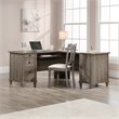 UrbanPro L-shaped Contemporary Engineered Wood Computer Desk in Emery Oak