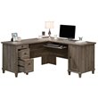 UrbanPro L-shaped Contemporary Engineered Wood Computer Desk in Emery Oak