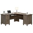 UrbanPro L-shaped Contemporary Engineered Wood Computer Desk in Emery Oak