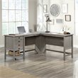 UrbanPro L-shaped Farmhouse Engineered Wood Computer Desk in Mystic Oak