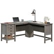 UrbanPro L-shaped Farmhouse Engineered Wood Computer Desk in Mystic Oak