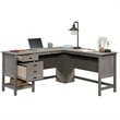 UrbanPro L-shaped Farmhouse Engineered Wood Computer Desk in Mystic Oak
