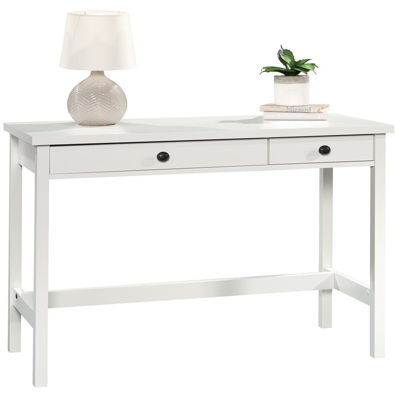 UrbanPro Farmhouse Engineered Wood Writing Desk in Soft White