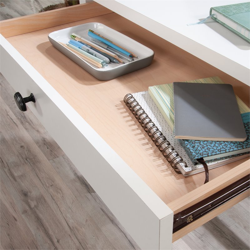 UrbanPro Farmhouse Engineered Wood Writing Desk in Soft White