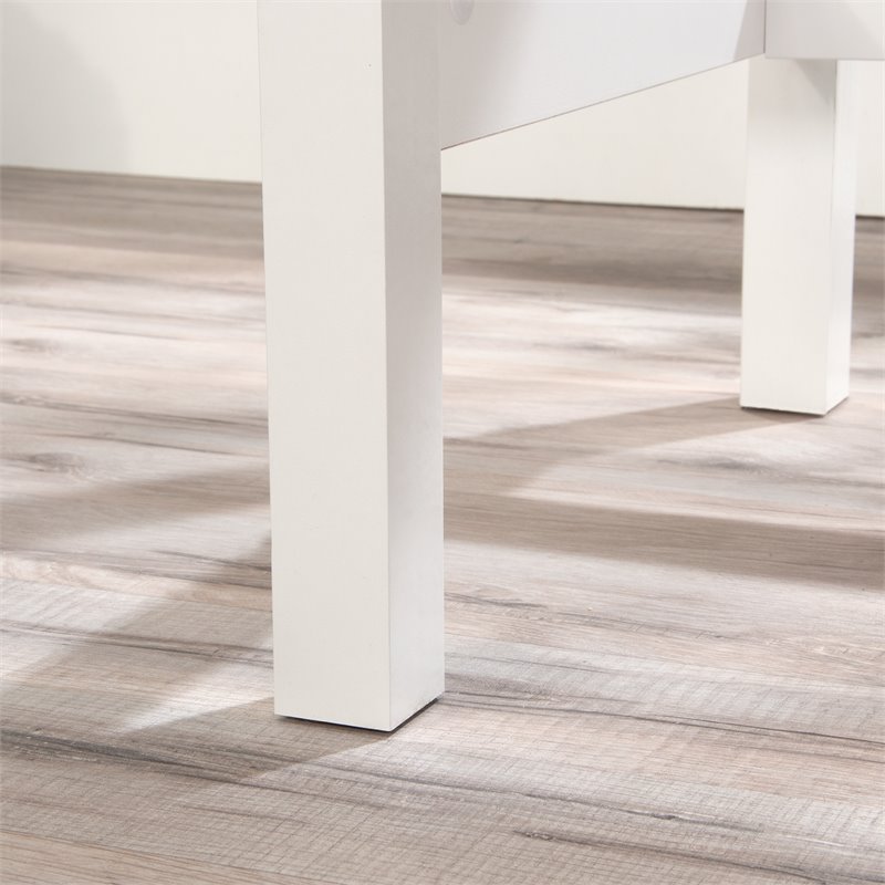 UrbanPro Farmhouse Engineered Wood Writing Desk in Soft White