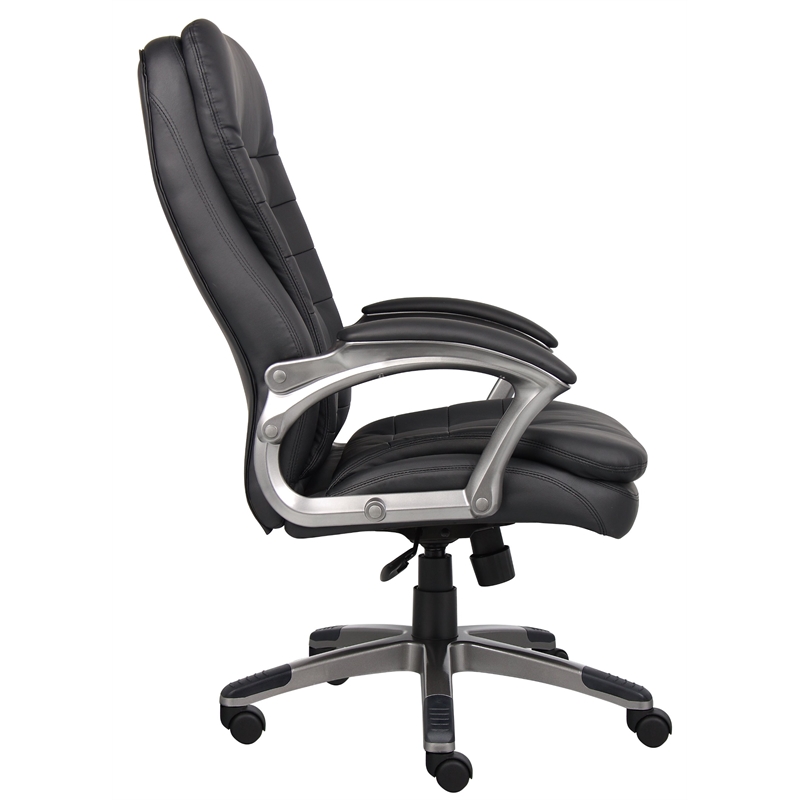 UrbanPro Executive High Back Pillow Top Office Chair in Black