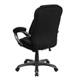 UrbanPro Contemporary Microfiber Upholstered High Back Office Chair in Black