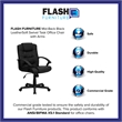 UrbanPro Mid Back Black Leather Office Chair