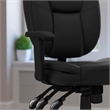 UrbanPro Mid Back Ergonomic Task Office Chair with Arms in Black