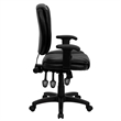 UrbanPro Mid Back Ergonomic Task Office Chair with Arms in Black