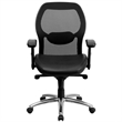 UrbanPro Mid-Back Super Mesh Office Chair in Black