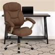 UrbanPro High Back Upholstered Office Chair in Brown