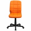 UrbanPro Mid Back Quilted Office Swivel Chair in Orange