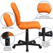 UrbanPro Mid Back Quilted Office Swivel Chair in Orange