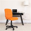 UrbanPro Mid Back Quilted Office Swivel Chair in Orange