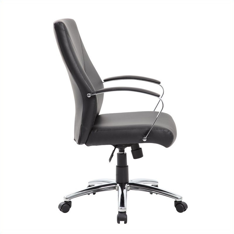 UrbanPro LeatherPlus Executive Office Chair in Black